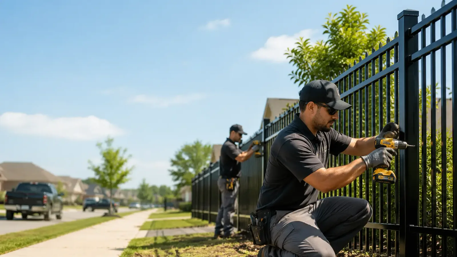 Metal Fence Installation in Kingston, OH